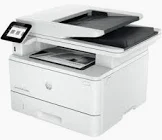 HP LaserJet Pro MFP 4103fdn Printer, Print, copy, scan, fax, white