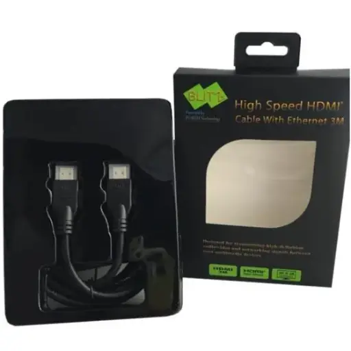 Blitz High Speed HDMI Cable, 3 Meters - Black