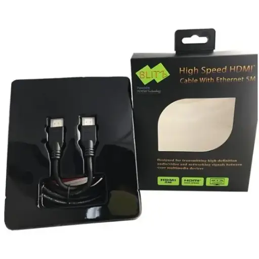 Blitz High Speed HDMI Cable, 5 Meters - Black