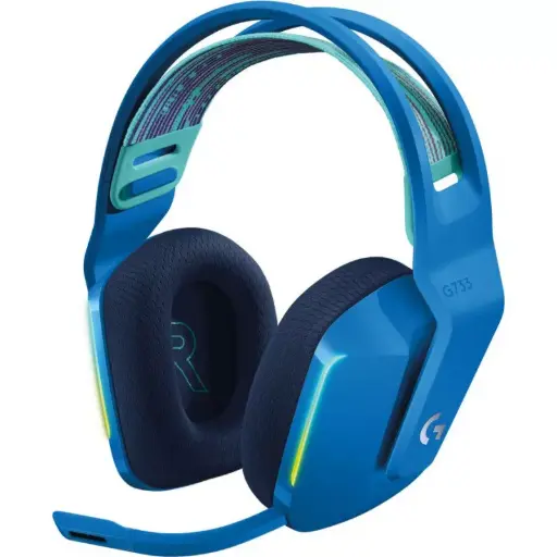 Logitech G733 LightSpeed Wireless RGB Gaming Headset - Blue, Ultra Lightweight